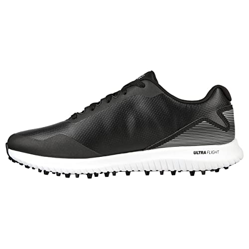 Skechers Herren Go Golf Max 2 Sneaker, schwarz/weiß, 41 EU von Skechers