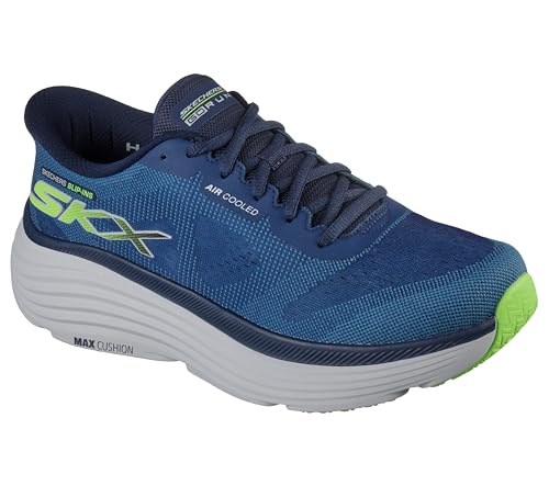 Skechers Herren Max Cushioning Endeavour Exciton Sneaker, Navy Textile, 42.5 EU von Skechers