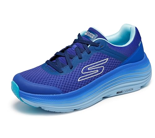 Skechers Herren Max Cushioning Endeavour Sneaker, Blue Synthetic/Textile, 43.5 EU Skechers Herren Max Cushioning Endeavour Sneaker, Blue Synthetic/Textile, 43.5 EU von Skechers