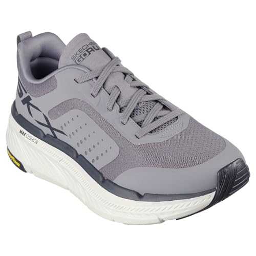 Skechers Herren Max Cushioning Premier 2.0 Residenz Sneaker, Anthrazit, Synthetik, 41.5 EU von Skechers