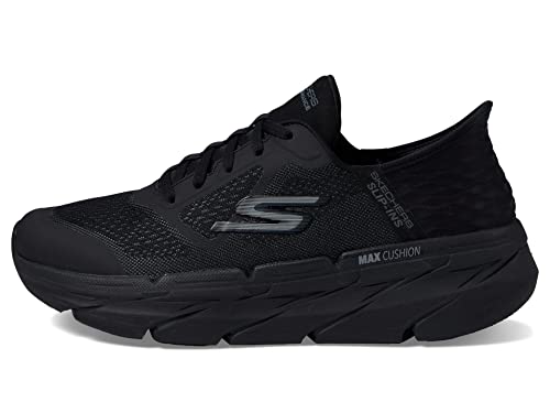 Skechers Herren Max Cushioning Slip-Ins – Athletic Workout Running Walking Schuhe mit Memory-Schaum Sneaker, Schwarz, 43 EU von Skechers