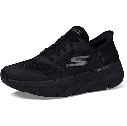 Skechers Herren Max Cushioning Slip-Ins – Athletic Workout Running Walking Schuhe mit Memory Foam Sneaker, Schwarz, 47.5 EU X-Weit Skechers Herren Max Cushioning Slip-Ins – Athletic Workout Running Walking Schuhe mit Memory Foam Sneaker, Schwarz, 47.5 EU X-Weit von Skechers