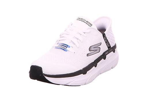 Skechers Herren Max Cushioning Slip-Ins – Weiss/opulenter Garten, 43 EU von Skechers