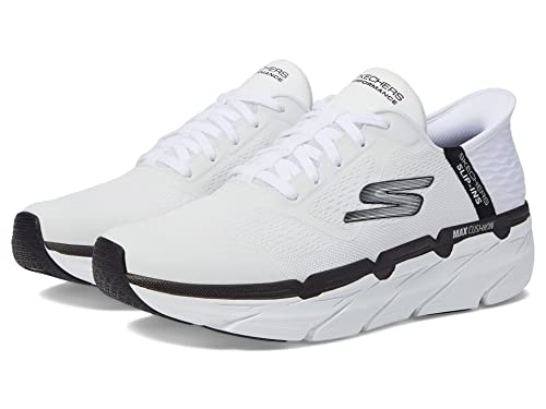 Skechers Herren Max Cushioning Slip-ins-Athletic Workout Running Walking Shoes with Memory Foam Sneaker, Weiss/opulenter Garten, 45.5 EU Skechers Herren Max Cushioning Slip-ins-Athletic Workout Running Walking Shoes with Memory Foam Sneaker, Weiss/opulenter Garten, 45.5 EU von Skechers