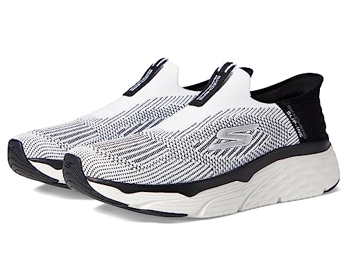 Skechers Herren Max Cushioning Slip-ins-Athletic Slip-on Running Walking Shoes with Memory Foam Sneaker, Weiß/Schwarz, 45 EU Skechers Herren Max Cushioning Slip-ins-Athletic Slip-on Running Walking Shoes with Memory Foam Sneaker, Weiß/Schwarz, 45 EU von Skechers