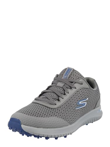 Skechers Herren GO Golf MAX 2 Fairway 3 Sneaker, Charcoal Textile/Navy Trim, 40 EU von Skechers