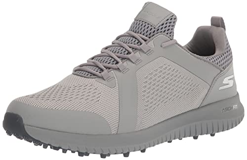 Skechers Herren Max Rover 2 Arch Relaxed Fit Spikeless Golfschuh Sneaker, grau, 44 EU von Skechers