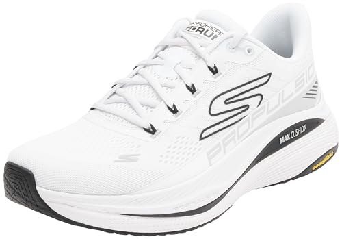 Skechers Herren Max. Dämpfungsantrieb Sneaker, weiß, 47.5 EU Skechers Herren Max. Dämpfungsantrieb Sneaker, weiß, 47.5 EU von Skechers