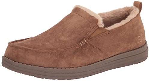 Skechers Herren Melson Slipper Hausschuh, hautfarben, 42 EU von Skechers