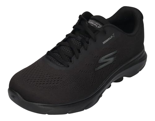 Skechers Herren Go Walk 7 Avalo 2 Sneaker, Black Textile/Synthetic, 45.5 EU Weit von Skechers