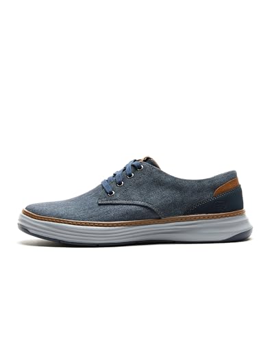 Skechers Herren Moreno Canvas Oxford Schuh, Blau (NVY 417), 47 EU von Skechers