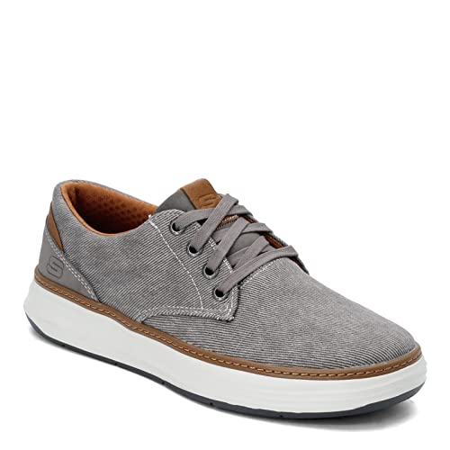 Skechers Herren Moreno Canvas Oxford Schuh, Beige (TPE 578), 50.5 EU Weit von Skechers