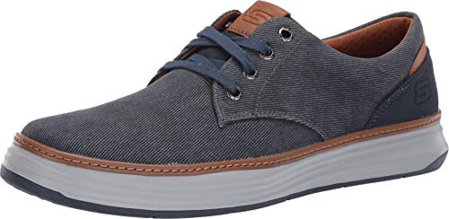 Skechers Herren Moreno Ederson Sneaker, Navy Canvas, 41 EU von Skechers