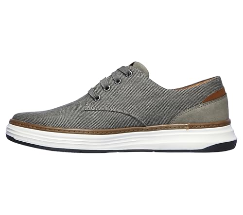 Skechers Herren Moreno Ederson Sneaker, Taupe Canvas, 45 EU von Skechers