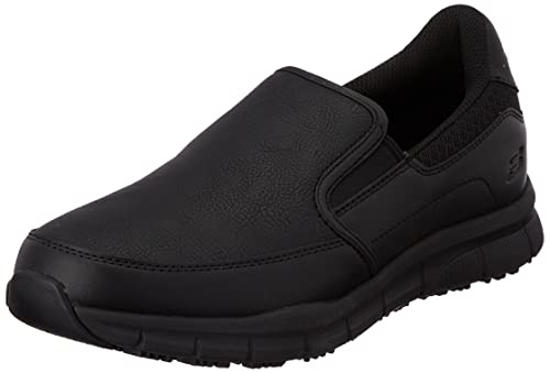 Skechers Herren NAMPA Groton Slipper, Black Synthetic/Pu, 42 EU von Skechers