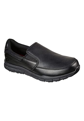 Skechers Herren Nampa Groton Slipper, Black Synthetic/Pu, 39.5 EU von Skechers