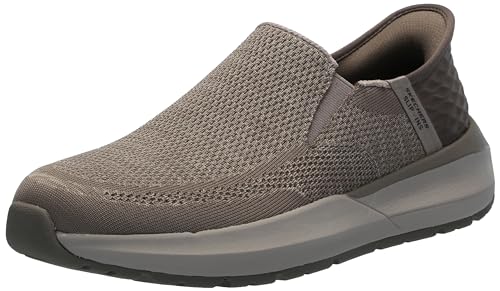 Skechers Herren Neville-rovelo Slipper, Taupe, 42.5 EU von Skechers