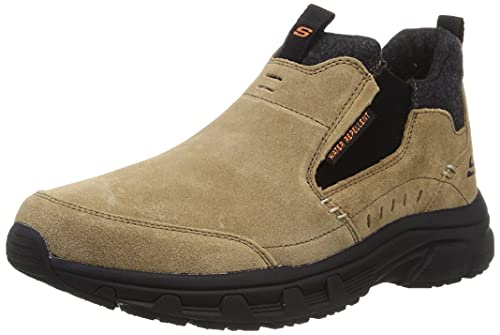 Skechers Herren Oak Canyon BOMBARDER Slipper, Brown Suede/Black Trim, 40 EU von Skechers