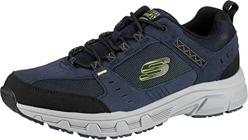 Skechers Herren Oak Canyon-51893 Sneaker, Blau Navy Lime Nvlm, 47.5 EU von Skechers