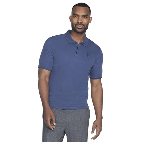 Skechers Herren Off Duty Polo Polohemd, True Navy, L Skechers Herren Off Duty Polo Polohemd, True Navy, L von Skechers