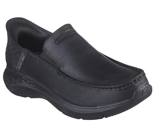 Skechers Herren Brogues, Black Leather, 44 EU von Skechers