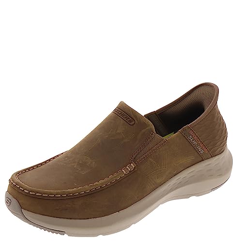 Skechers Herren Parson-Oswin Slip-in Brogues, Desert Leather, 42.5 EU von Skechers