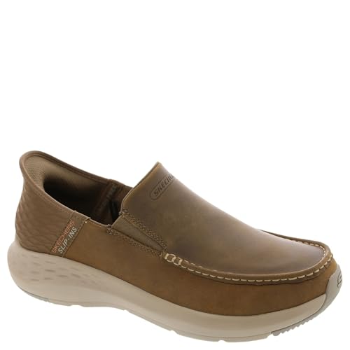 Skechers Herren Parson-Oswin mit Slip-In Technologie Mokassin, Wüste, 44 EU Weit von Skechers