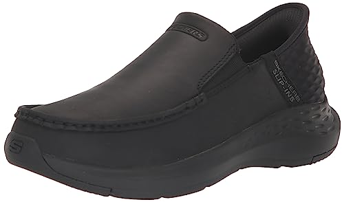 Skechers Herren Parson Oswin mit Slip-in-Technologie Mokassin, Schwarz, 47.5 EU von Skechers