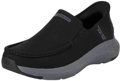 Skechers Herren Parson RALVEN Schlüpfen, Black Mesh, 42.5 EU von Skechers