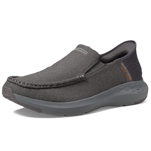 Skechers Herren Parson-Ralven 204804 Moc Toe Slip-Ins, Gray Mesh, 41 EU von Skechers