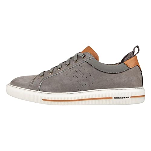 Skechers Herren PERTOLA Ruston Sneaker, Gray Nubuck, 46 EU von Skechers