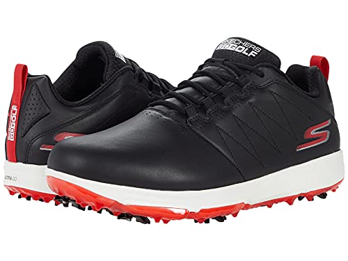 Skechers Herren Pro 4 Legacy Golfschuhe, Schwarz/Rot, UK, - schwarz / rot - Größe: 44.5 EU von Skechers