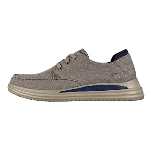 Skechers Herren Bewährtes Forenzo Flacher Slipper, Khaki Washed Canvas, 41 EU von Skechers