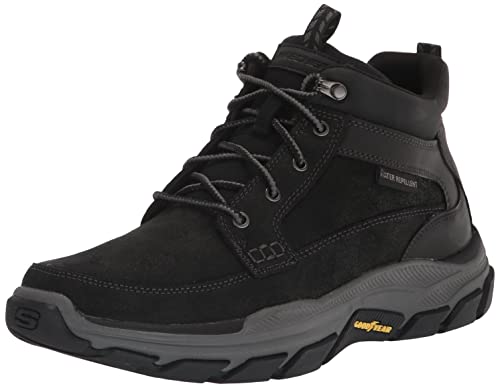Skechers Herren RESPECTED Boswell Wanderstiefel, Schwarz, 41 EU von Skechers