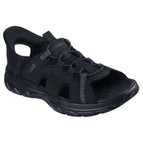 Skechers Herren Sandals, Black, 42 EU von Skechers