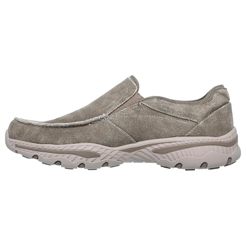 Skechers Herren Relaxed Fit-Creston-Moseco Mokassin, Taupe, 42.5 EU von Skechers