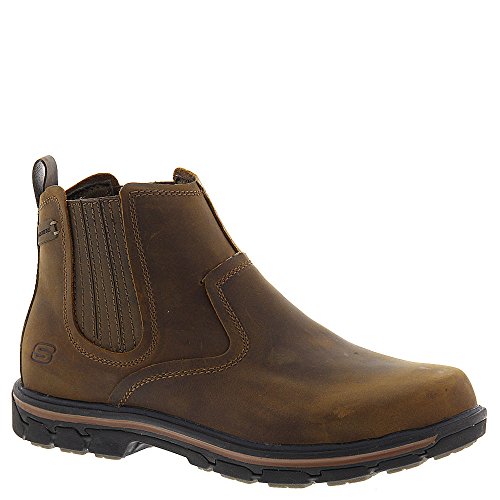 Skechers Herren Relaxed Fit Segment – Dorton Stiefel, Dunkelbraun, 45 EU von Skechers
