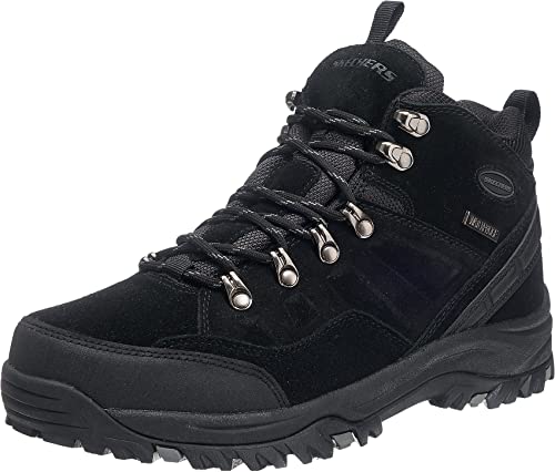 Skechers Herren Relment Pelmo Wanderstiefel, Schwarz, 42 EU von Skechers