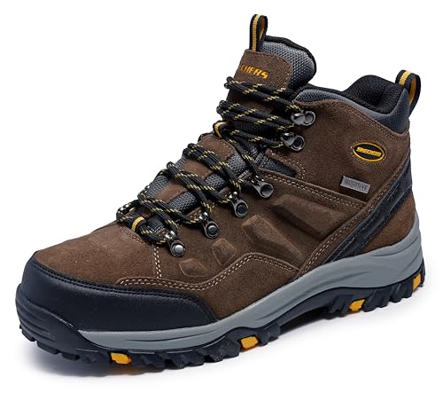 Skechers Herren Relment-Pelmo 64869 Wanderstiefel, braun, 42.5 EU Weit von Skechers