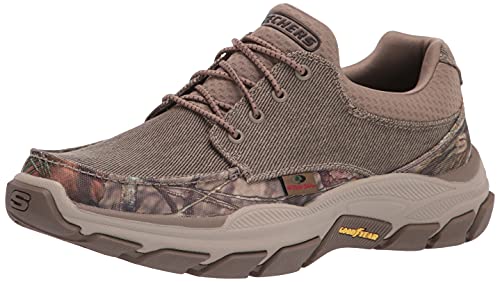 Skechers Herren Respected-Loleto Moc Toe Bungee Lace Slip On, Camo, 41.5 EU von Skechers