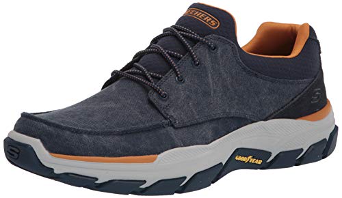 Skechers Herren Respektiert-Loleto Moc Toe Bungee Lace Slip On, Navy, 45 EU von Skechers