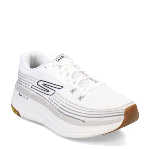 Skechers Herren Max Cushioning Premier 2.0 Running Shoes, Weiß, 43 EU von Skechers