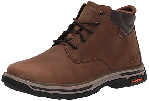 Skechers Herren Segment 2.0 Brogden Chukka-Stiefel, Desert Leather, 41 EU von Skechers