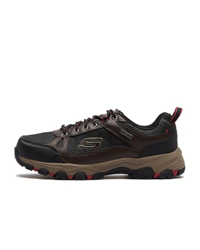 Skechers Herren SELMEN CORMACK Oxford, Chocolate Black Leather W/Synthetic & Mesh, 39.5 EU von Skechers