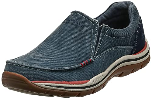 Skechers Herren Schlupfschuhe Expected Avillo Relaxed Fit, Blau (Navy), 50 EU von Skechers