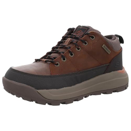 Skechers Herren Schnürschuhe CAMBERT dark brown Gr. 42 von Skechers