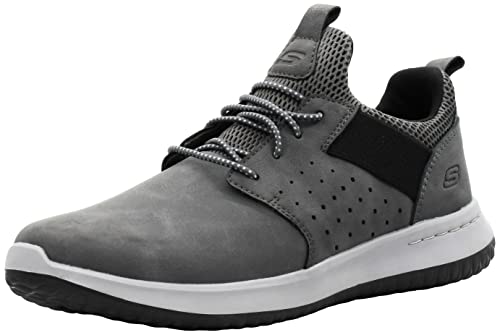 Skechers Herren-Schuhe Delson – Axton, Grau (grau / schwarz), 39.5 EU von Skechers