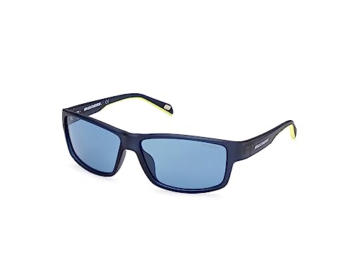 Skechers Herren Se6159 Sonnenbrille, Blau (Matte Blue), 62/14/125 von Skechers