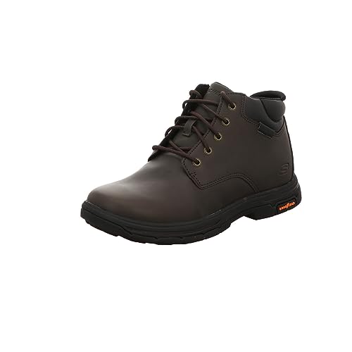 Skechers Herren Segment 2.0 Brogden Chukka-Stiefel, Cocoa Leather, 45 EU von Skechers