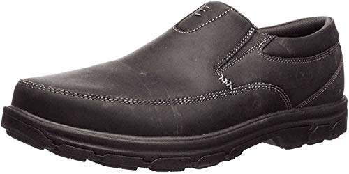 Skechers Herren Segment-The Search Mokassin, Schwarz Leder, 47.5 EU von Skechers